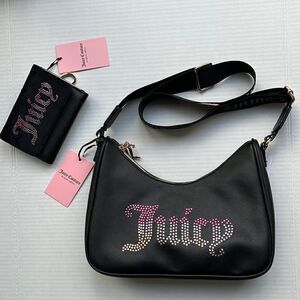 Juicy Couture Liquorice Obsession Crossbody & Wallet Set